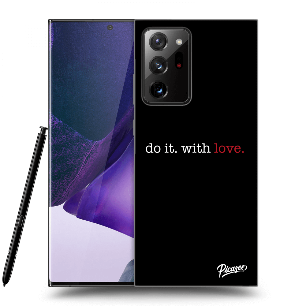 Picasee husă neagră din silicon pentru Samsung Galaxy Note 20 Ultra - Do it. With love.