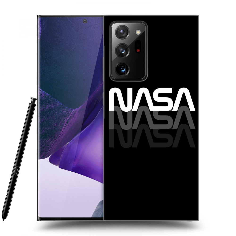 Picasee husă neagră din silicon pentru Samsung Galaxy Note 20 Ultra - NASA Triple