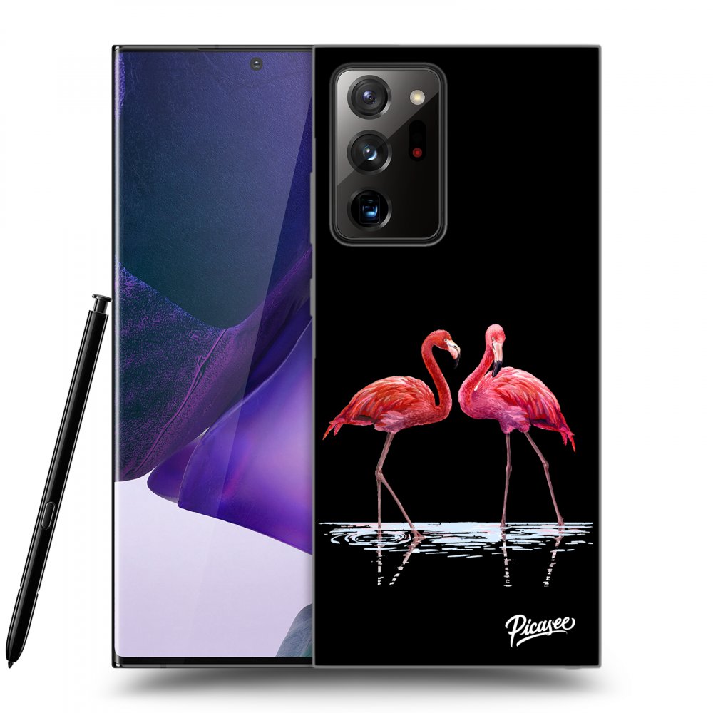 Picasee ULTIMATE CASE pentru Samsung Galaxy Note 20 Ultra - Flamingos couple
