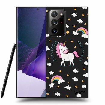 Picasee husă neagră din silicon pentru Samsung Galaxy Note 20 Ultra - Unicorn star heaven