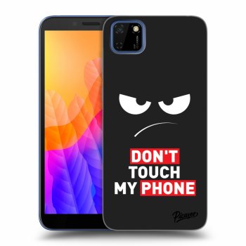 Husă pentru Huawei Y5P - Angry Eyes - Transparent