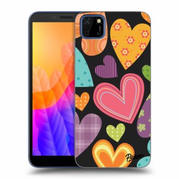 Husă pentru Huawei Y5P - Colored heart
