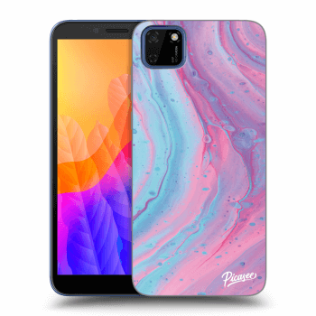 Husă pentru Huawei Y5P - Pink liquid