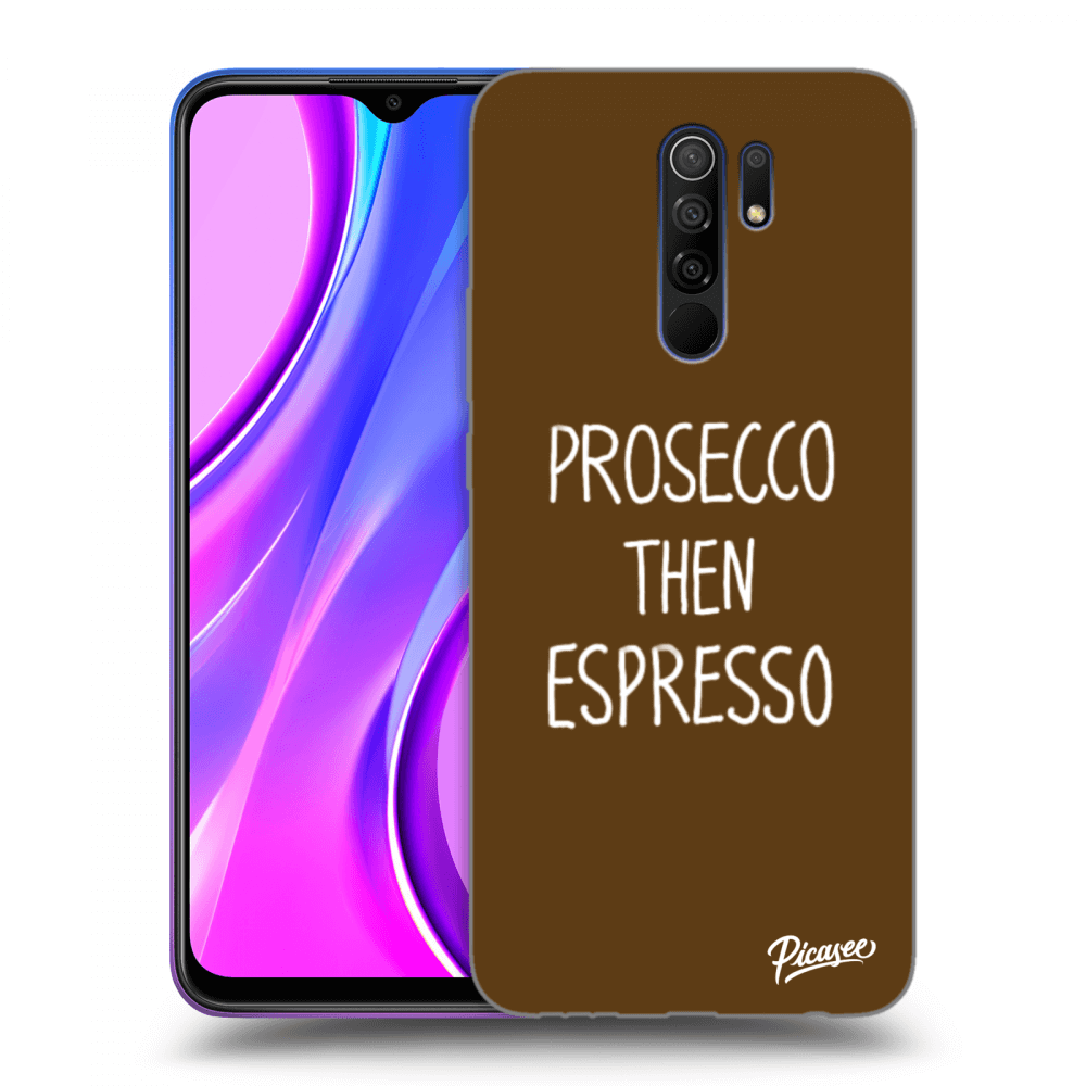 Picasee ULTIMATE CASE pentru Xiaomi Redmi 9 - Prosecco then espresso