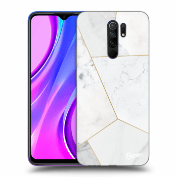 Husă pentru Xiaomi Redmi 9 - White tile