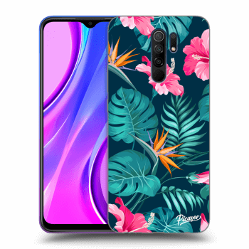 Husă pentru Xiaomi Redmi 9 - Pink Monstera