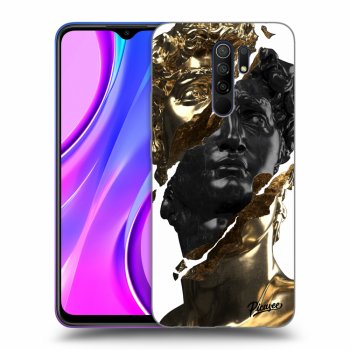 Husă pentru Xiaomi Redmi 9 - Gold - Black