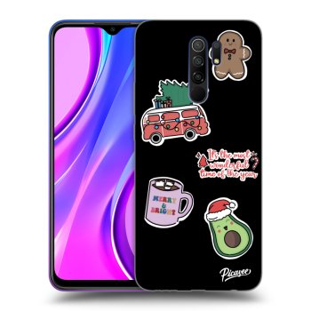 Husă pentru Xiaomi Redmi 9 - Christmas Stickers