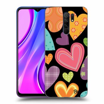 Husă pentru Xiaomi Redmi 9 - Colored heart