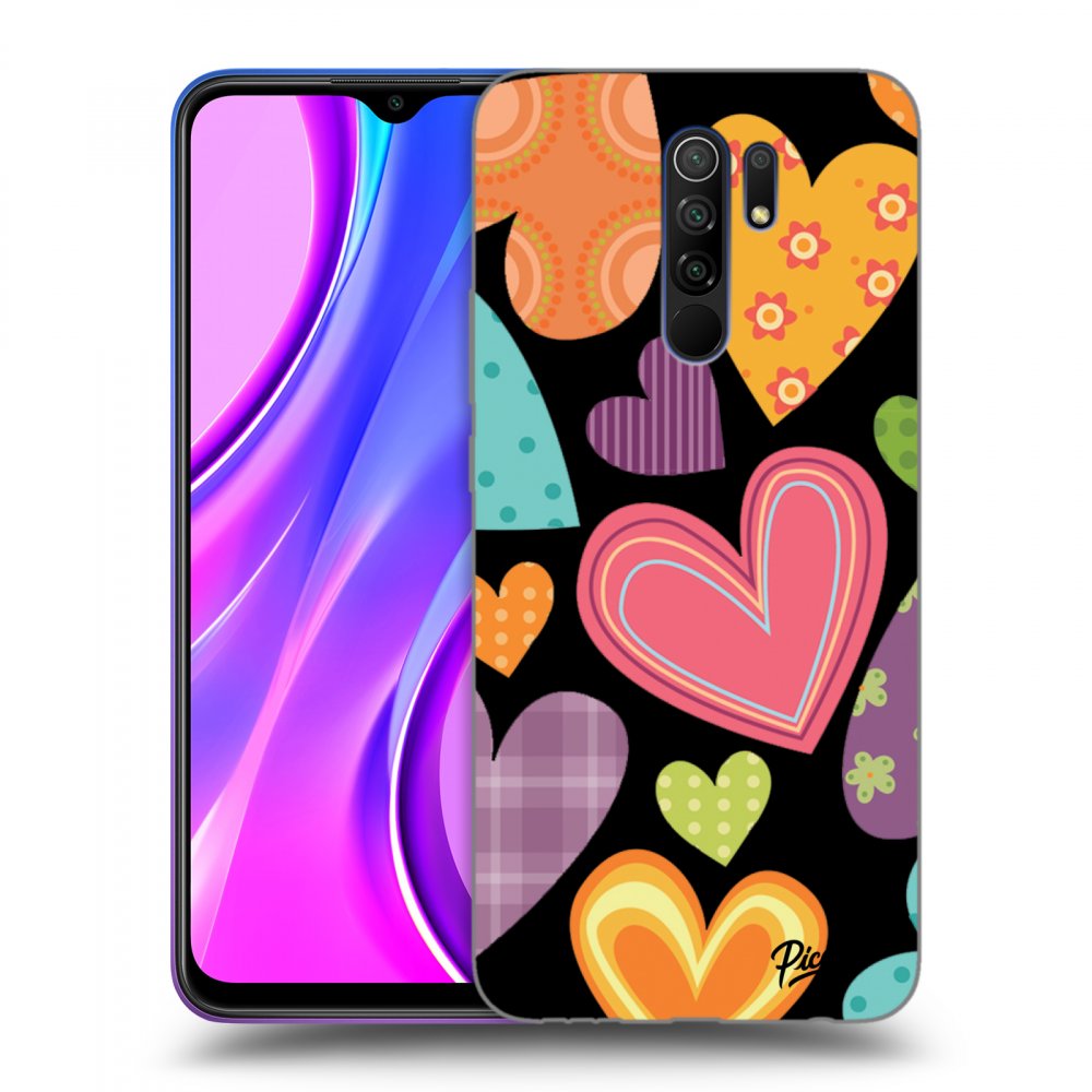 Picasee ULTIMATE CASE pentru Xiaomi Redmi 9 - Colored heart