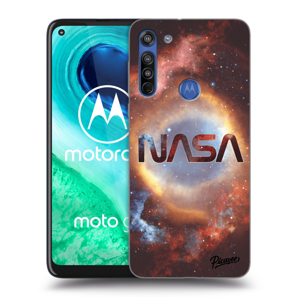 Picasee husă transparentă din silicon pentru Motorola Moto G8 - Nebula