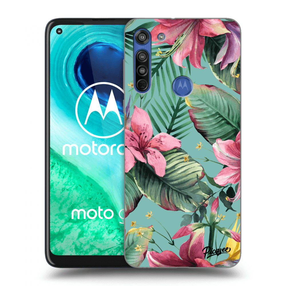 Picasee husă transparentă din silicon pentru Motorola Moto G8 - Hawaii