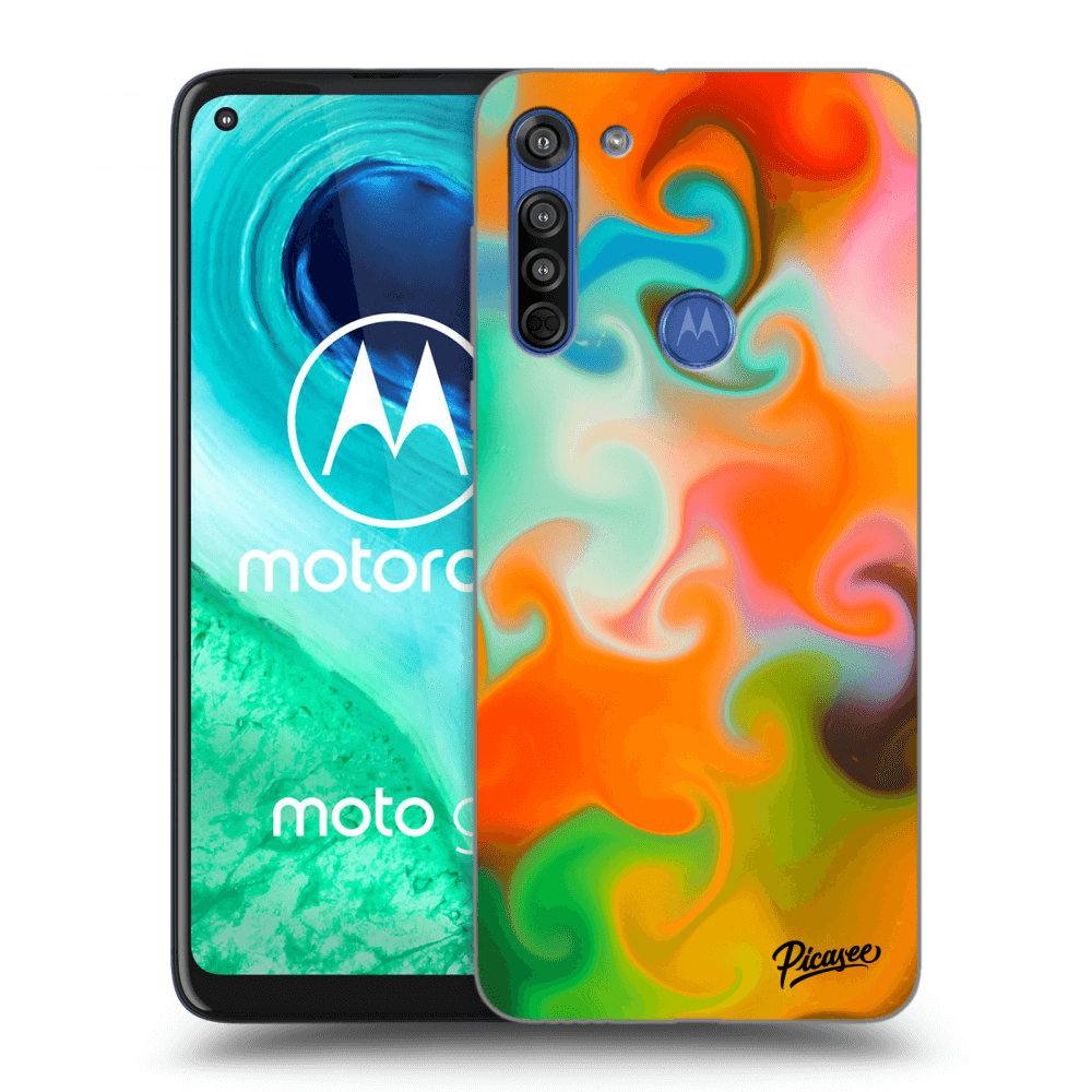 Picasee husă transparentă din silicon pentru Motorola Moto G8 - Juice