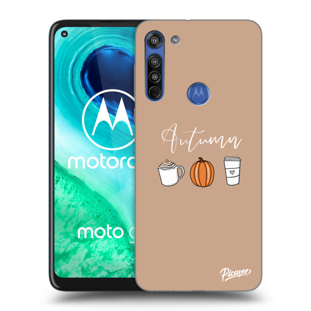 Picasee husă transparentă din silicon pentru Motorola Moto G8 - Autumn