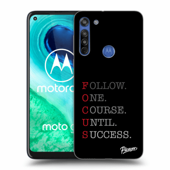 Picasee husă neagră din silicon pentru Motorola Moto G8 - Focus