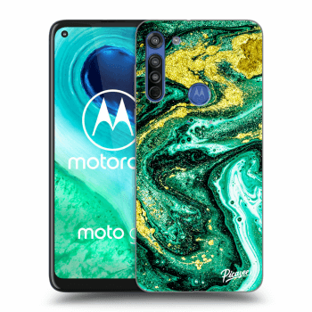 Husă pentru Motorola Moto G8 - Green Gold