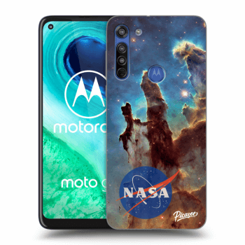 Picasee husă transparentă din silicon pentru Motorola Moto G8 - Eagle Nebula
