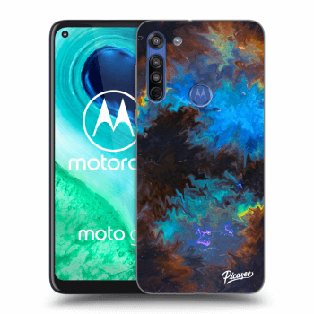 Picasee husă transparentă din silicon pentru Motorola Moto G8 - Space