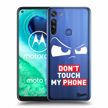 Husă pentru Motorola Moto G8 - Cloudy Eye - Transparent