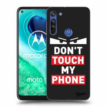 Picasee husă neagră din silicon pentru Motorola Moto G8 - Shadow Eye - Transparent
