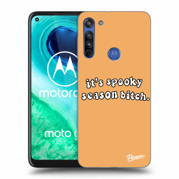 Picasee husă transparentă din silicon pentru Motorola Moto G8 - Spooky season
