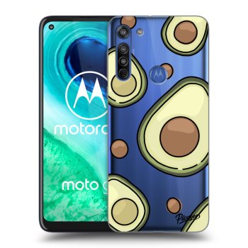 Picasee husă transparentă din silicon pentru Motorola Moto G8 - Avocado