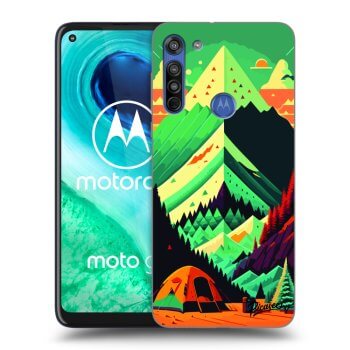 Picasee husă transparentă din silicon pentru Motorola Moto G8 - Whistler
