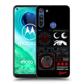 Picasee husă transparentă din silicon pentru Motorola Moto G8 - WAVES