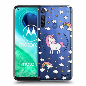 Husă pentru Motorola Moto G8 - Unicorn star heaven