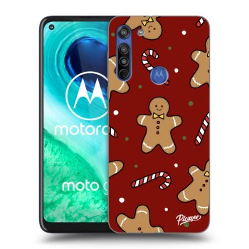 Picasee husă transparentă din silicon pentru Motorola Moto G8 - Gingerbread 2