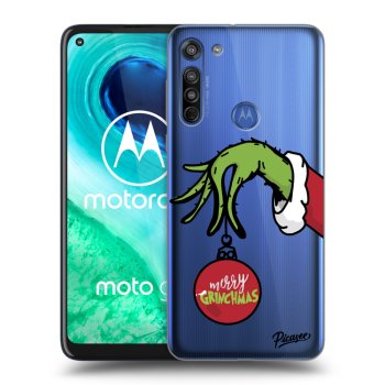 Picasee husă transparentă din silicon pentru Motorola Moto G8 - Grinch