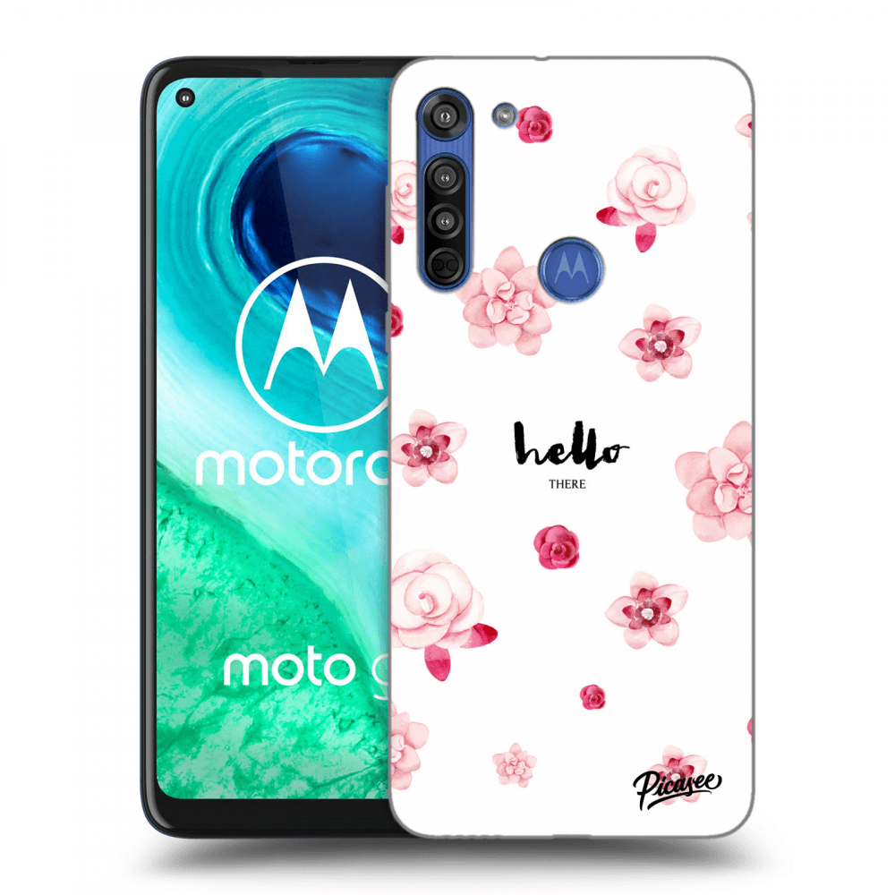 Picasee husă transparentă din silicon pentru Motorola Moto G8 - Hello there