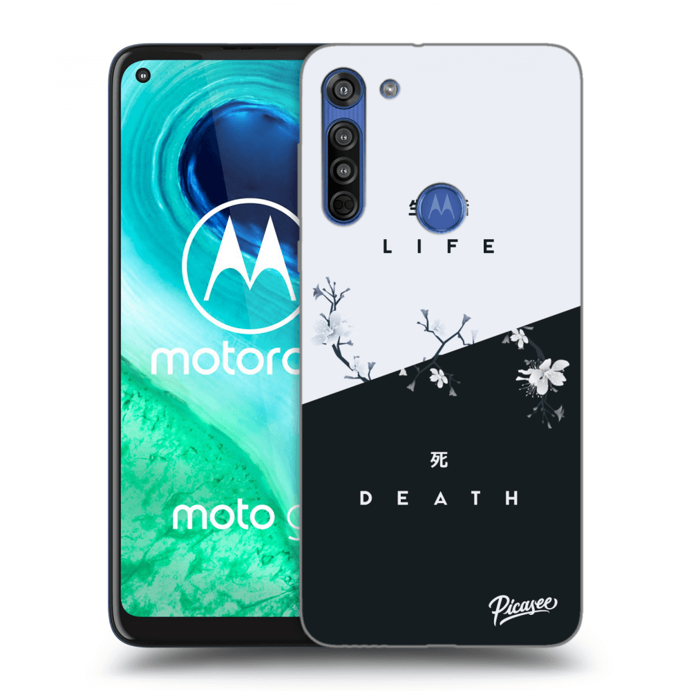 Picasee husă transparentă din silicon pentru Motorola Moto G8 - Life - Death