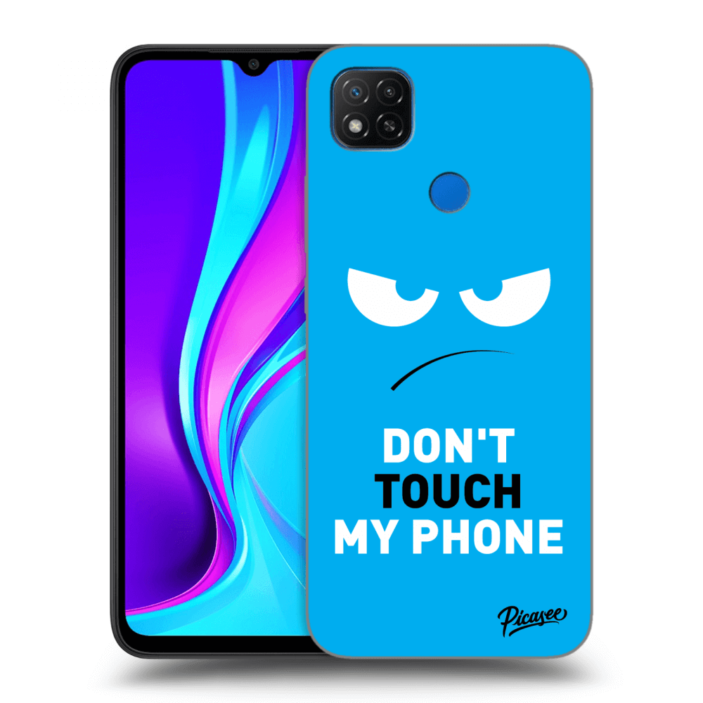 Picasee ULTIMATE CASE pentru Xiaomi Redmi 9C - Angry Eyes - Blue