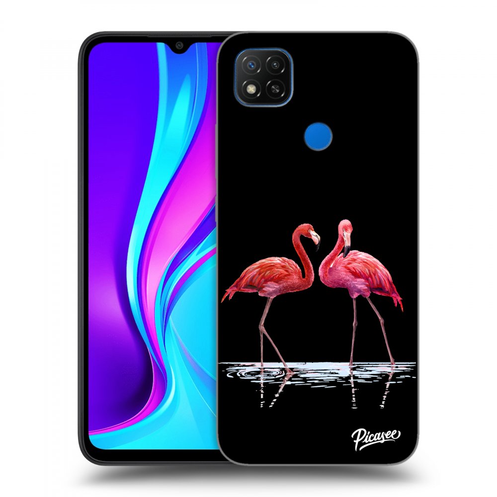Picasee ULTIMATE CASE pentru Xiaomi Redmi 9C - Flamingos couple