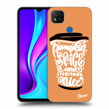 Husă pentru Xiaomi Redmi 9C - Pumpkin coffee