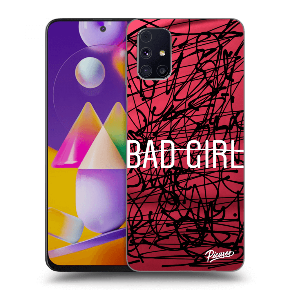Picasee husă neagră din silicon pentru Samsung Galaxy M31s - Bad girl