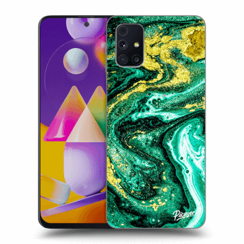 Husă pentru Samsung Galaxy M31s - Green Gold