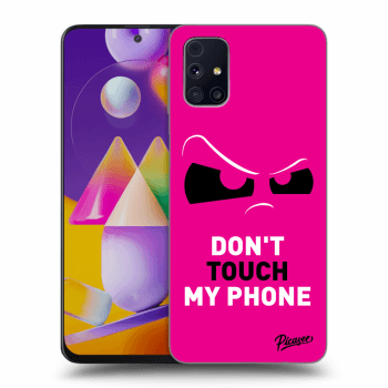Husă pentru Samsung Galaxy M31s - Cloudy Eye - Pink