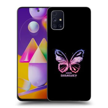 Picasee husă neagră din silicon pentru Samsung Galaxy M31s - Diamanty Purple