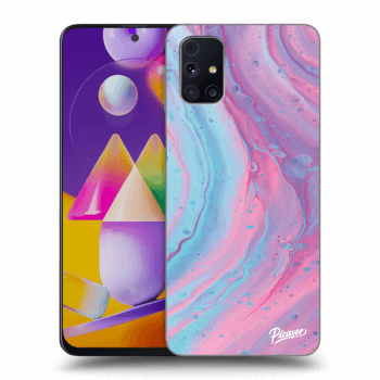 Husă pentru Samsung Galaxy M31s - Pink liquid