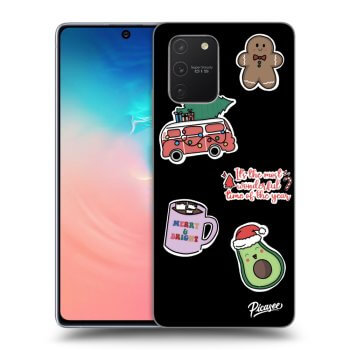 Husă pentru Samsung Galaxy S10 Lite - Christmas Stickers