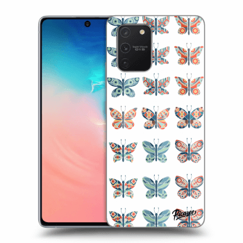 Picasee husă transparentă din silicon pentru Samsung Galaxy S10 Lite - Butterflies