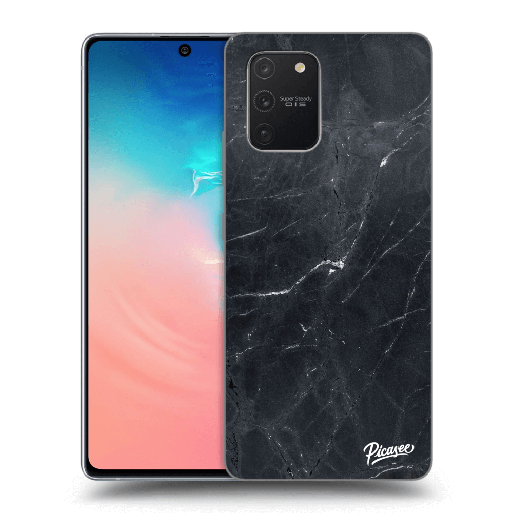 Picasee husă transparentă din silicon pentru Samsung Galaxy S10 Lite - Black marble