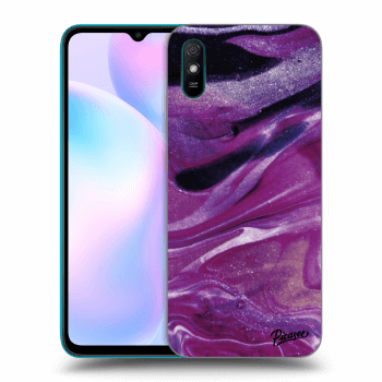 Husă pentru Xiaomi Redmi 9A - Purple glitter