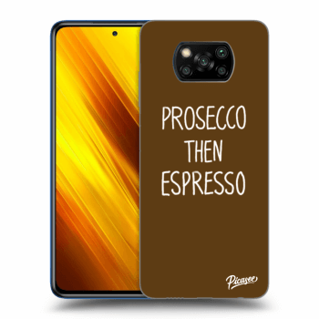 Picasee ULTIMATE CASE pentru Xiaomi Poco X3 - Prosecco then espresso
