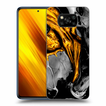 Husă pentru Xiaomi Poco X3 - Black Gold