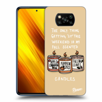 Husă pentru Xiaomi Poco X3 - Candles