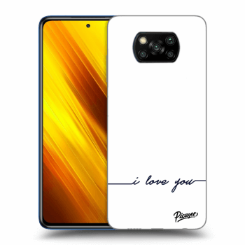Husă pentru Xiaomi Poco X3 - I love you