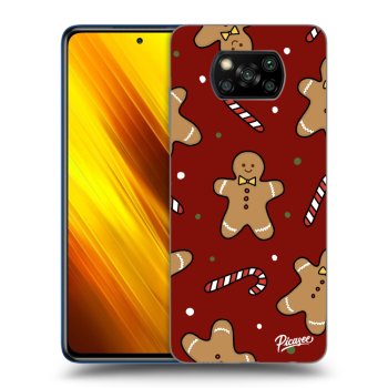 Picasee husă transparentă din silicon pentru Xiaomi Poco X3 - Gingerbread 2
